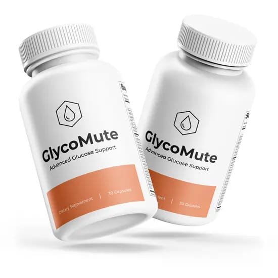 Introduction to GlycoMute supplement showing natural blood sugar support formula